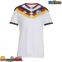 Camisa de Futebol Alemanha Equipamento Principal Mulheres Mundo 2026 Manga Curta